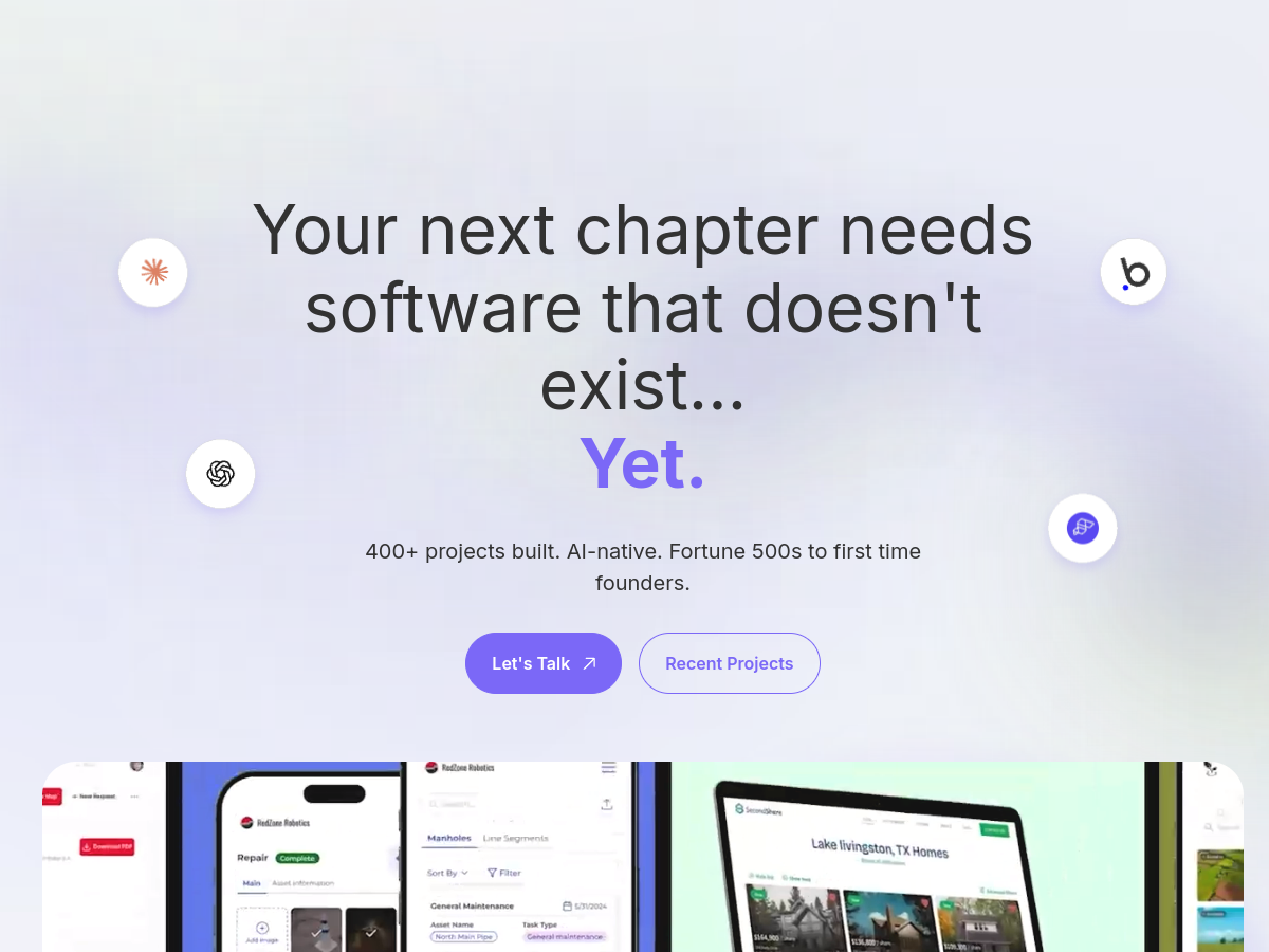 LowCode Agency website — no-code apps and automation
